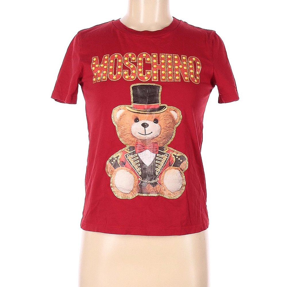 Designer Moschino Couture Short Sleeve T-Shirt